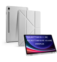 Samsung Galaxy Tab S10 Lite S10 FE S9 FE S9 11inç Kılıf Kalem Bölmeli Trifolding