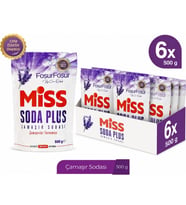 Miss Soda Plus Çamaşır Sodası 500 GR Lavanta (6 Lı Set) Toplam 3000 GR