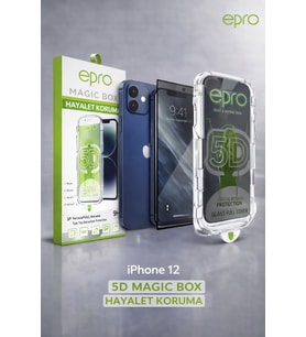 iPhone 12 Epro Magic Box Hayalet 5D Ekran Koruyucu