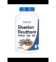 Nutricost, Siberian Eleuthero, 2,000 mg, 240 Capsul.Usa Menşei.3835 (Renksiz)