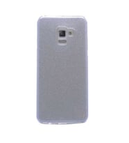 Samsung Galaxy A8 Plus 2018 Uyumlu Kılıf Zore Shining Silikon (Gri)