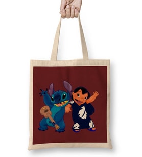 Stitch 02 Bez Çanta Uzun Saplı