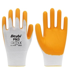 Mey İthalat® Beybi PN3 Nitril Sarı İş Eldiveni No:9 1 Çift