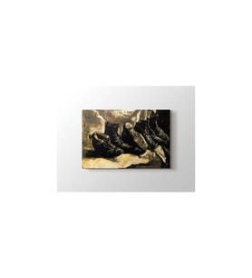 Vincent Van Gogh - Three Pair Of Shoes Tablo 40 X 30 cm