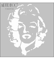 ARTDECO STENCİL 30X30CM MARYLIN MONROE 124