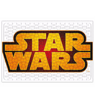 Star Wars Logo Beyaz Zemin Puzzle 240 Parça Yapboz
