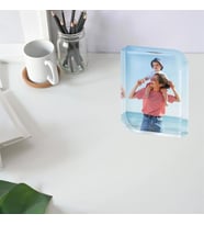 Gifttime Kişiye Özel Masa Üstü Fotoğraflı Cam Çerçeve 6 x 8 x 2 cm