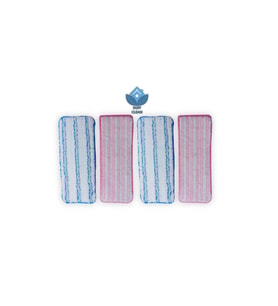 Yüksek Kaliteli Mikrofiber Tablet Mop Yedek Bezi 4'lü Set 33x12.5 cm