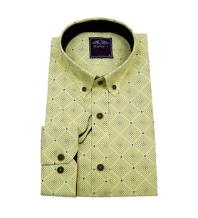 Erkek Slım Fit Gömlek Bgl-st00903 (Sarı)