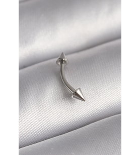 316L Çelik Gümüş Renk Çivi Model Piercing - TJ-PR1364