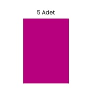 Fosforlu Fon Kartonu 5 Adet 50x70 Fuşya