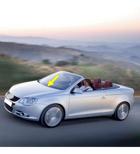 VW EOS 2006-2011 Ön Sol Sürücü Taraf Silecek Kolu 1Q1955409 (Siyah)