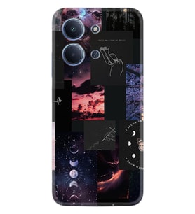 Xiaomi Redmi 15C Kılıf Boutique Baskılı Resimli Ay Pattern Pcode -030