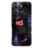 Xiaomi Redmi 15C Kılıf Boutique Baskılı Resimli Ay Pattern Pcode -030