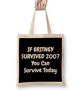 It's Britney Bitch 01 Bez Çanta Uzun Saplı