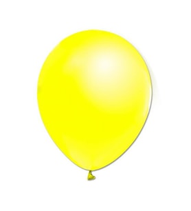 Balon Baskısız Metalık 10 Adet Sarı-