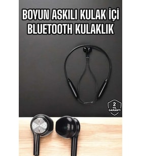 Kablolu Boyun Askılı Dijital Göstergeli Bluetooth Kulaklığı 60 Saat