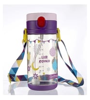 VAGONLIFE ROVCO PİPETLİ / PİPETSİZ KULLANIM ASKILI ÇOCUK MATARASI B1040 330 ML 6 AY +