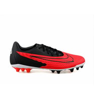 Nike Phantom Gx Academy Ag Erkek Suni Çim Zemin Kramponu (Siyah-Kırmızı)