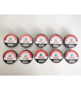 Replax Elektrik Izola Bant 10 Adet Bant Elektrikçi Bantı İzole 1 Paket izole 1 paket