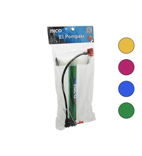 İRAN EL POMPASI METAL GÖVDE PLASTİK KOL - ALTLIK 30CM TOP - BİSİKLET - MOTOR (5343)