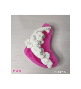 YY0545 Ay Üzerinde Uyuyan Ayıcık Silikon Kalıp