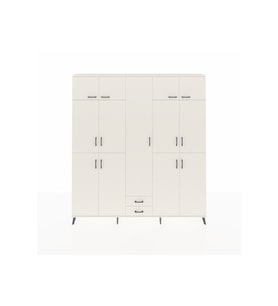 Arges Gardrop 10 Raflı 2 Çekmeceli 4 Askılı 220x30x243 Aytaşı-Aytaşı