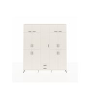 Arges Gardrop 10 Raflı 2 Çekmeceli 4 Askılı 220x30x243 Aytaşı-Aytaşı