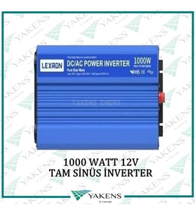 1000 Watt 12V Tam Sinüs İnverter Lexron