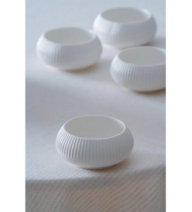 Acar Linea Porselen Beyaz Kase 6'lı 8x6 cm