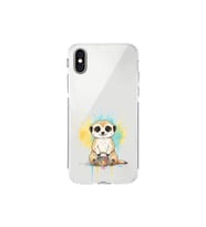 iPhone XS ile Uyumlu Splash Mirket Tasarımlı Şeffaf Silikon Kılıf
