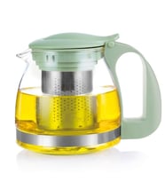PAÇİ 700 Ml Süzgeçli Cam Çaydanlık Üstü Demlik Mavi