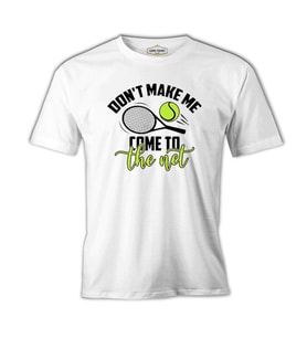 Tenis - Net Beyaz Erkek Tshirt