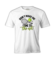 Tenis - Net Beyaz Erkek Tshirt
