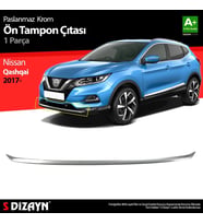 Nissan Qashqai Uyumlu Krom Ön Tampon Çıtası 2017-2021
