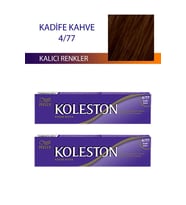 2 Adet Single Tüp Boya Saç Boyası Kadife Kahve 4/77