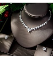 Özel Kutusunda Hediye Paketiyle Pearl Zirkon Taşlı Takı Seti Kolye Küpe Hediye Set