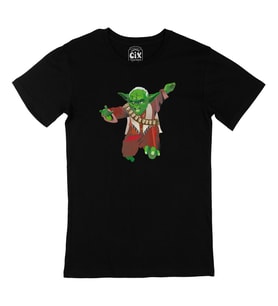 Uçan Yoda Siyah Tişört