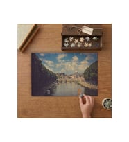Nehir - Mimari Yapı Manzara Tasarımı 240 parça Ahşap Puzzle Ahşap Kutuda MP03193