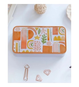 DAKS 2004 HEDİYELİK TENEKE KUTU DİKDÖRTGEN - SHAPES 19.7x10.7x4.5cm