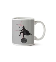 Darth Juggler Star Wars Vader Lightsaber Death Star İki Tarafı Baskılı Kupa Bardak