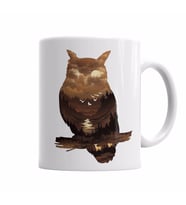OWL SUNSET BAYKUŞ Kupa Bardak Porselen