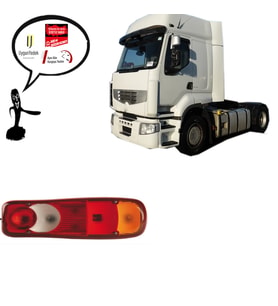 Renault Premium - Midlum Sağ Arka Stop Lambası E Belgeli 2000--20