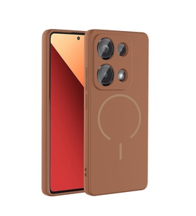 Xiaomi Redmi Note 13 Pro 4G Uyumlu Kılıf M-safe Şarj Özellikli Zore Meta Kapak