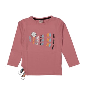 Kız Çocuk Mevsimlik Emoji Baskılı Sweatshirt BGL-ST03650