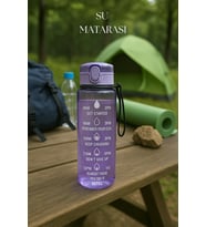 Suluk & Su Şişesi & Sporcu Matara Mor 1000 ml