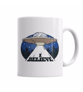 Alien Believe Uzaylı Kupa Bardak Porselen