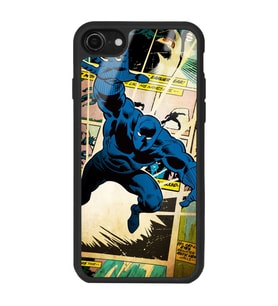 iPhone 8 Black Panther Kara Panter Tasarımlı Glossy Telefon Kılıfı