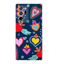 PrintiFy Samsung Galaxy Note 20 Ultra ile Uyumlu Retro Color 3  Kamera Korumalı Şeffaf  Kılıf
