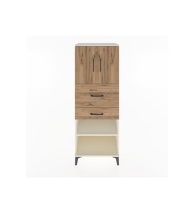 Hyperion Dolap 3 Raflı 2 Çekmeceli 2 Kapaklı 60x44x163 Aytaşı-Çam